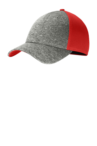 New Era Adult Unisex Shadow Stretch Mesh 96/4 poly/spandex 6 Panel Mid Profile Structured Cap